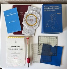 Vintage pilot navigation set - navigation,