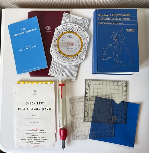 Vintage pilot navigation set - pilot,