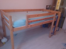 Hochbett 90x200 cm Rutsche