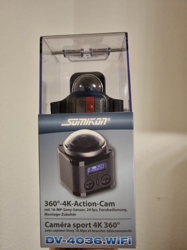 Somikon 360 action cam - somikon, 360°-4k-action-cam