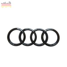273 x 95mm Schwarz Kühlergrill Schwarz Edition Audi Ringe,Für A1 A3 A4 A5 A6 A7