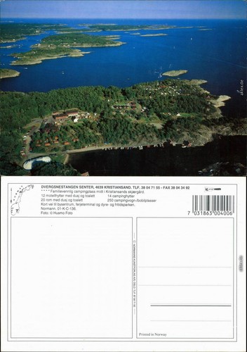 Ansichtskarte kristiansand - ansichtskarte,