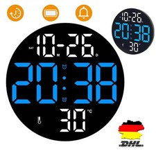 Wanduhr Digitaluhr Temperatur