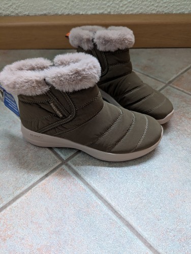 Skechers stiefeletten oliv - skechers,