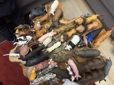 Schleich Wild Life Starter-Set mit 51  Tieren u.a. Löwe Affe Elefant