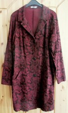 GOZZIP, Dänemark, Gr. M, Mantel, Dunkelbordeaux mit schwarzem Muster