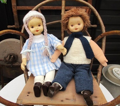 Puppen vintage mit - puppen,,