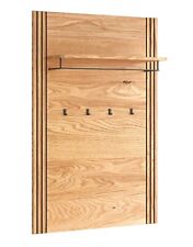 Garderobenpaneel Wandgarderobe Flurgarderobe Eiche teilmassiv 80 x 120 cm