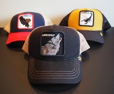 Goorin Bros. Trucker Cap Baseball Mütze Mesh Hat Patch Lone Wolf neu Unisex