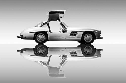 Leinwand bild mercedes 300 - mercedes, sl