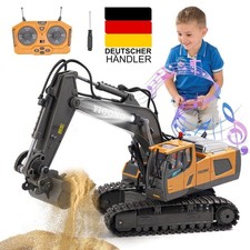Ferngesteuertes Auto Bagger Spielzeug für Kinder Sand Fahrzeuge 2,4GHz RC Bagger
