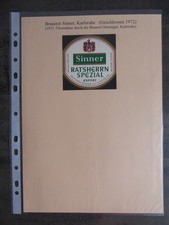Bieretiketten, BW, Karlsruhe, Brauerei Sinner