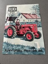 Original Prospekt Bukh Schlepper  Diesel 302 Brochure Traktor Kalundborg