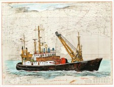 Kunstdruck - "Tonnenleger