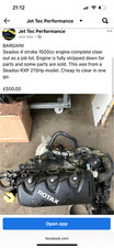 Jetski Seadoo 4 Takt Motor