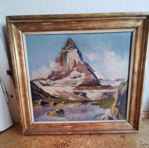 ölbild matterhorn - Ölbild,