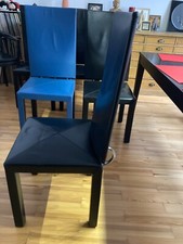 4 Lederstühle von Paolo Piva