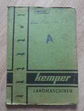 Kemper Ladomat Spezial Ersatzteilliste