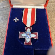 Orden  Feuerwehr Ehrenkreuz Thüringen Mit Etui und Miniatur in Silber FW52