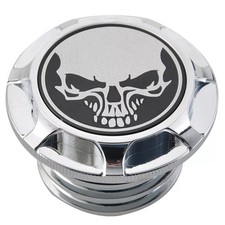 Tankdeckel Motorrad Tankverschluss TS11 Skull chrom gebraucht