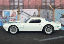 1/64 Hot Wheels 1973 Pontiac Firebird Trans Am Umbau Real Riders Halibrand Felge