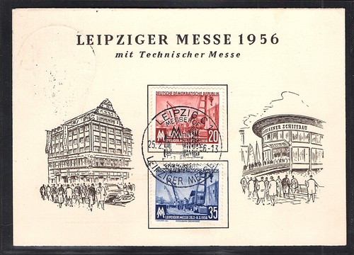 Ddr ereigniskarte leipziger - ddr.,