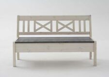 Sitzbank 148cm 2farbig weiß