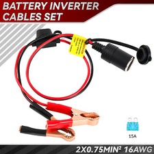 12V KFZ Zigarettenanzünder Buchse Adapterkabel Anschluss Batterieklemme Adapter/