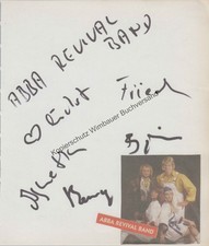 Original Autogramm Abba Revival Band /// Autograph signiert signed signee Abba R