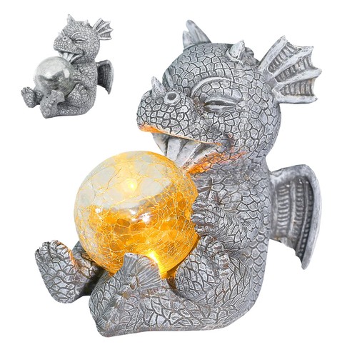 Gartendeko figuren drachen - gartendeko,