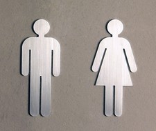 Türschild set mann und frau - mann,