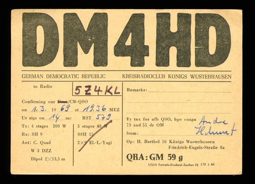 Qsl kartenradio deutschland - qsl,