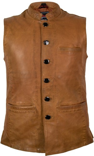 Herren lamm lederweste - herren,