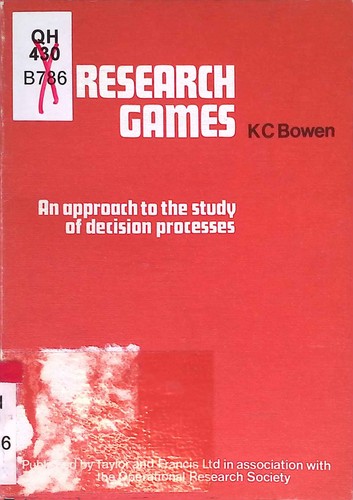 Research games approach to - research, an