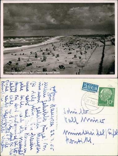 Ansichtskarte gemeinde sylt - gemeinde,