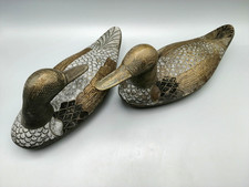 Paar Enten 2x Ente Teichdeko