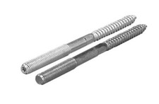 5 x Stockschraube M10 Galvanisch verzinkt 80 - 200 mm