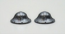 2 x HELM SILBER RUND FLACH