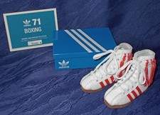Adidas Mini Museum Collection Muhammad Ali Boxing Shoes, weiß, limitiert