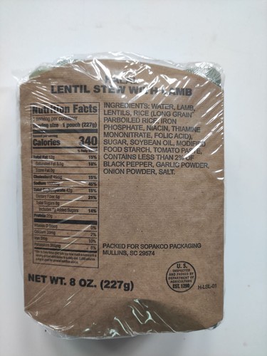 Halal mre menue - mre,, menue: