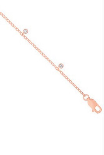 Diamantarmband rotgold - kt,