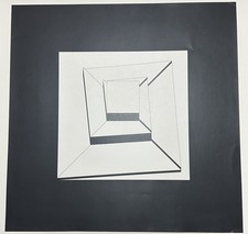 Erwin Heerich, Ohne Titel, Serigraphie, verso signiert