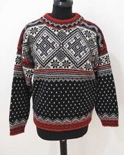 Dale of Norway Island Norweger Strick Pullover Grösse XS Damen Schurwolle N687