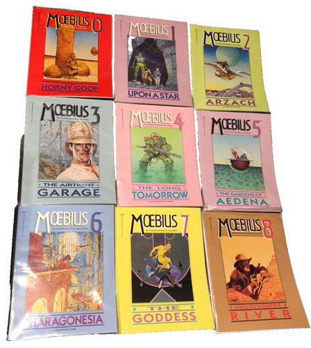 Moebius thru lot - lot, (9)