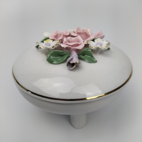 Vintage porzellan trinket box - vintage,