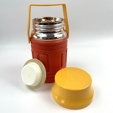 Vintage Isolierkanne Thermoskanne Lebensmittel Speisen | Retro Thermobecher