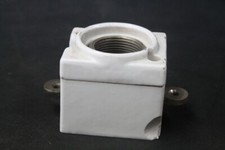 alter Sicherungshalter Schraubfassung E40 Porzellan Keramik Siemens Schuckert