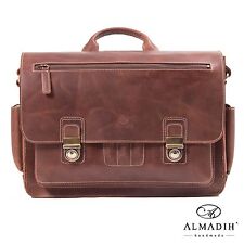 ALMADIH Leder Umhängetasche