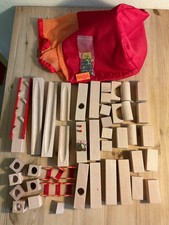 Haba Kugelbahn Grundset mit Sack Aufbewahrungsbeutel