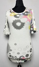 Marc Cain Strech Long Shirt Bluse N2 / 36 Oberteil Top Tunika 8033